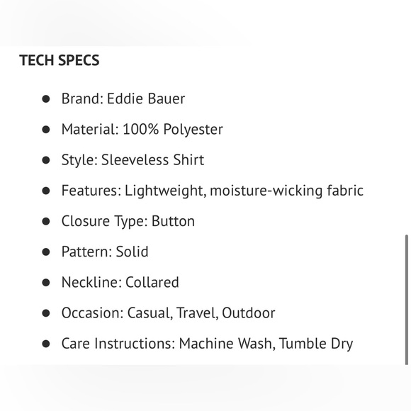 Eddie Bauer Mountain Ripstop Pink Box Pattern Sleeveless Shirt - Picture 10 of 12